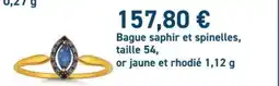 E.Leclerc Bague saphir et spinelles offre