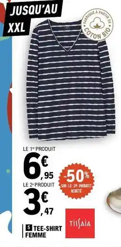 E.Leclerc Tee-Shirt Femme offre