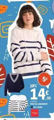 E.Leclerc Pull femme offre