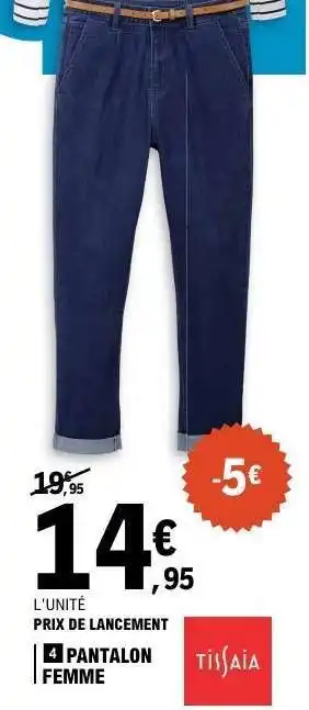 E.Leclerc Pantalon femme offre