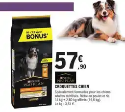 E.Leclerc CROQUETTES CHIEN offre