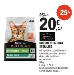 E.Leclerc CROQUETTES CHAT STÉRILISÉ offre