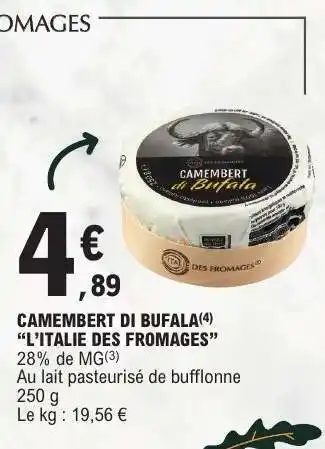 E.Leclerc Camembert di Bufala offre