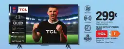 E.Leclerc TV QLED 43P1X offre