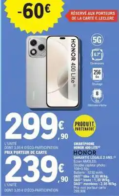 E.Leclerc HONOR 400 Lite offre