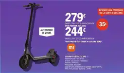 E.Leclerc TROTTINETTE ÉLECTRIQUE 4 LITE (2ND GEN) offre