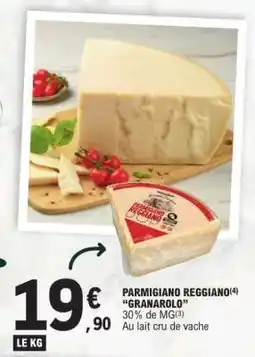 E.Leclerc PARMIGIANO REGGIANO GRANAROLO offre