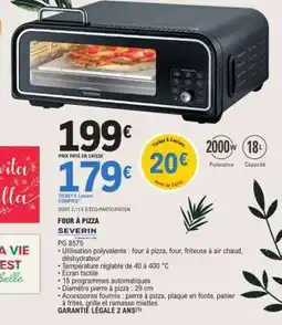 E.Leclerc FOUR À PIZZA SEVERIN offre