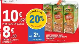 E.Leclerc Jus d'Orange Jafaden offre