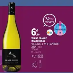 E.Leclerc VIN DE FRANCE CHARDONNAY VIGNOBLE VOLCANIQUE offre