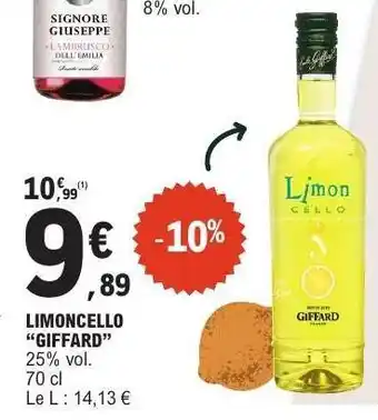 E.Leclerc LIMONCELLO “GIFFARD” offre