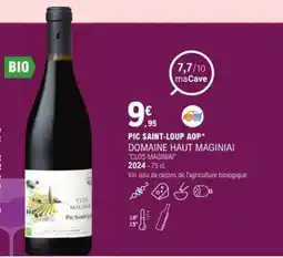 E.Leclerc PIC SAINT-LOUP AOP* DOMAINE HAUT MAGINIAI offre