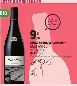 E.Leclerc CÔTES DU ROUSSILLON AOP MAS AMIEL offre