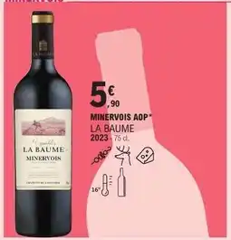 E.Leclerc MINERVOIS AOP LA BAUME offre