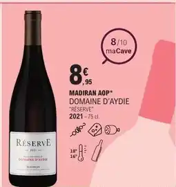 E.Leclerc MADIRAN AOP* DOMAINE D’AYDIE offre