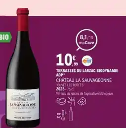 E.Leclerc TERRASSES DU LARZAC BIODYNAMIE AOP offre