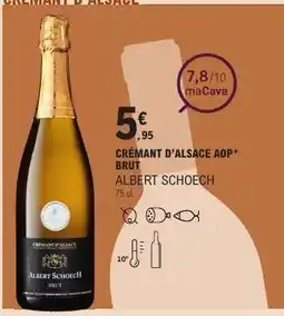 E.Leclerc CREMANT D'ALSACE AOP BRUT offre