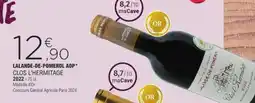 E.Leclerc LALANDE-DE-POMEROL AOP CLOS L'HERMITAGE 2022 offre