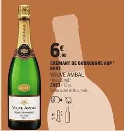 E.Leclerc CRÉMANT DE BOURGOGNE AOP BRUT offre