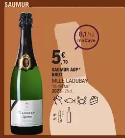 E.Leclerc Saumur AOP Brut Mlle Ladubay 'Suprême' 2023 offre