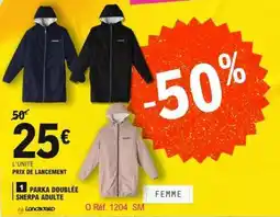 E.Leclerc Parka doublée sherpa adulte offre