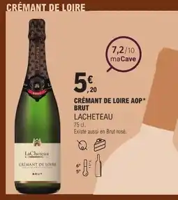 E.Leclerc CREMANT DE LOIRE AOP BRUT offre