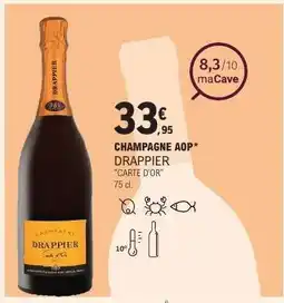 E.Leclerc CHAMPAGNE AOP DRAPPIER CARTE D'OR offre
