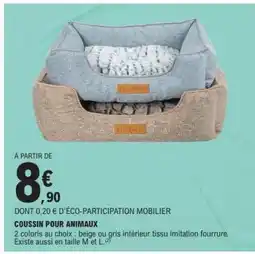 E.Leclerc COUSSIN POUR ANIMAUX offre