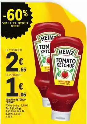 E.Leclerc Tomato Ketchup Heinz offre