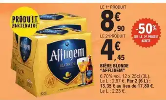 E.Leclerc Bière Blonde Affligem offre
