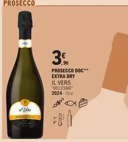 E.Leclerc Prosecco Doc extra dry offre