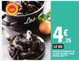E.Leclerc Moules de Bouchot de la Baie du Mont Saint-Michel AOP offre