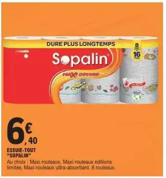 E.Leclerc Essuie Tout Sopalin offre