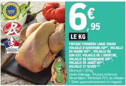E.Leclerc Pintade Fermière Label Rouge offre