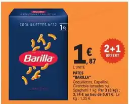 E.Leclerc PÂTES BARILLA offre