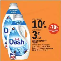 E.Leclerc LESSIVE LIQUIDE DASH offre