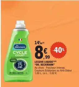 E.Leclerc LESSIVE LIQUIDE DR. BECKMANN offre
