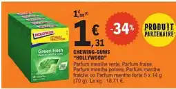 E.Leclerc CHEWING-GUMS “HOLLYWOOD” offre