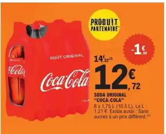 E.Leclerc SODA ORIGINAL COCA-COLA offre