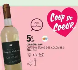 E.Leclerc Corbières aop château étang des colombes 2024 offre