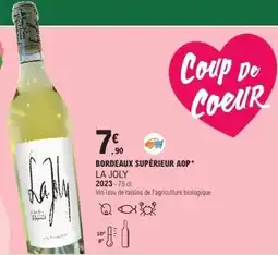 E.Leclerc Bordeaux supérieur aop la joly 2023 offre