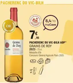 E.Leclerc Pacherenc du vic-bilh aop grains de roy 2023 offre