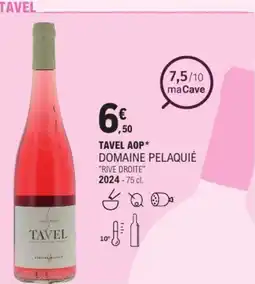 E.Leclerc Tavel aop domaine pelaquié offre