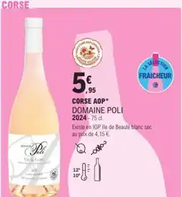 E.Leclerc Corse aop domaine poli 2024 offre