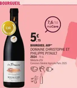 E.Leclerc Bourgueil aop domaine christophe et philippe pitault offre