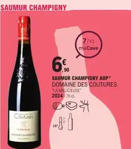 E.Leclerc Saumur champigny aop domaine des coutures offre