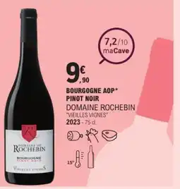 E.Leclerc Bourgogne aop pinot noir domaine rochebin offre