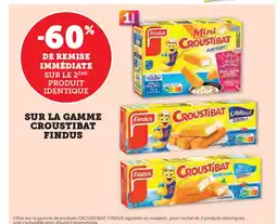 Hyper U FINDUS Sur la gamme croustibat offre