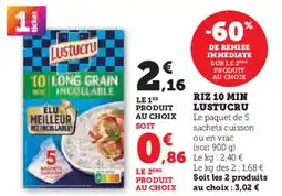 Hyper U LUSTUCRU Riz 10 mini offre