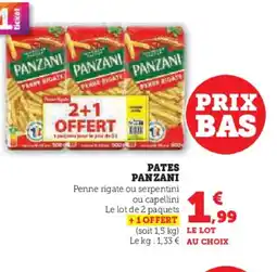 Hyper U PANZANI Pates offre